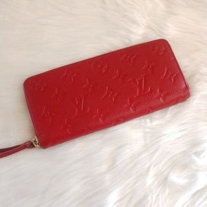 Louis Vuitton Clemence Empreinte Wallet